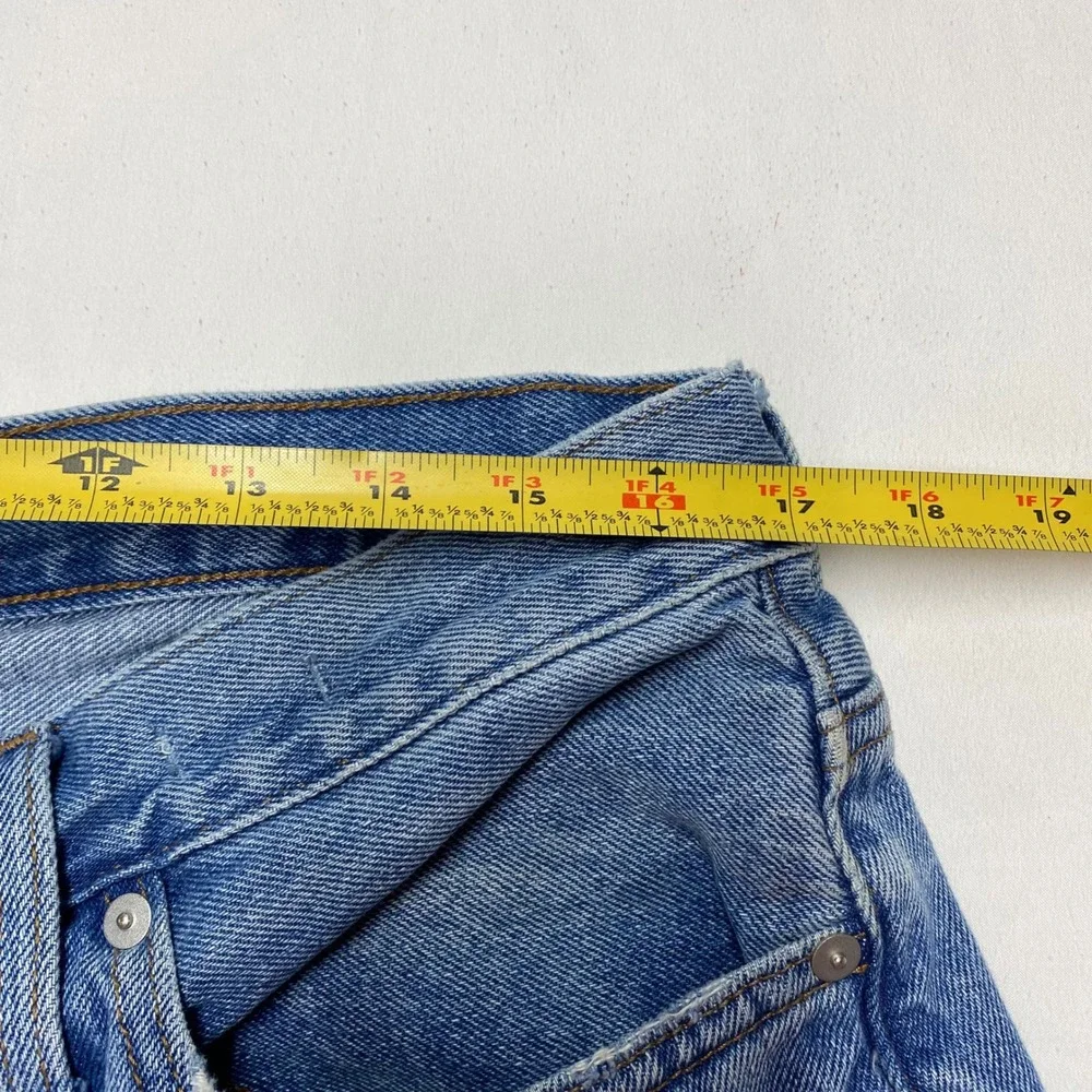 Madewell Baggy Tapered Jeans Mens 32 Blue Medium Wash 100% Cotton Denim